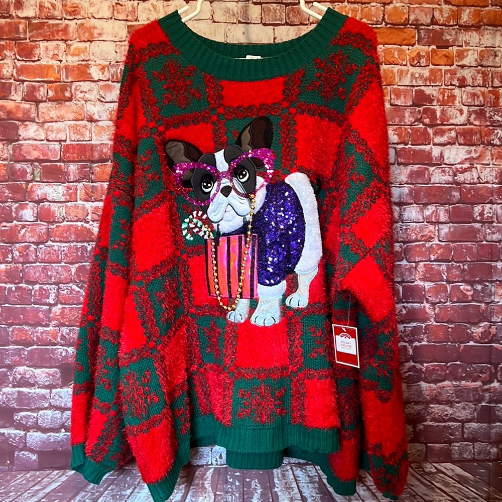 Cutest  Christmas Sweater Ever!!! NWT! Size 4X